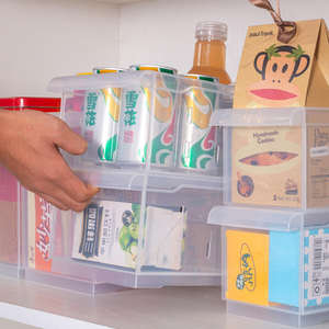 Organisateur de salle de bain portable transparent avec poignée, boîte de rangement multifonctionnelle pour comptoir, pour un rangement sans désordre à la maison - Product Image 6