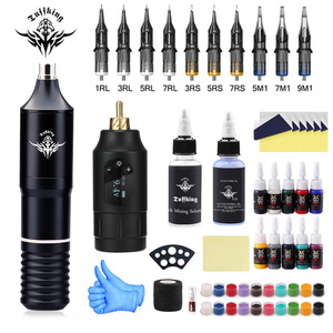 Kit de Máquina de Tatuaje Inalámbrica LED con Herramientas Completas, Pluma Rotatoria con Motor para Arte Corporal, Uso Profesional, Suministros Profesionales - Product Image 6