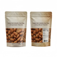 Sachets Mylar Imprimés Personnalisés Barrière Oxygène PET Stratifié Scellable à Chaud Sac d'Emballage Aromatique Vente en Gros Usine pour Amandes et Noix