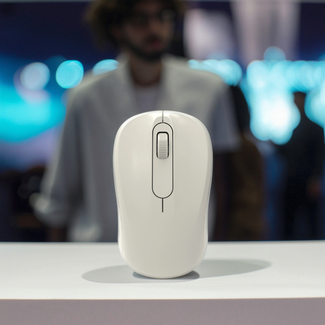 OEM 2.4GHz Wireless Optical Mouse Mini for Laptop/Desktop Both Hands Use Ergonomic Design 3 Buttons Long Battery Life