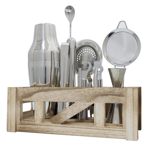 Rts nóng bán Tùy chỉnh cao cấp màu đen 304 thanh thép không gỉ công cụ bartender thiết lập cho cao cấp uống phục vụ - Product Image 6