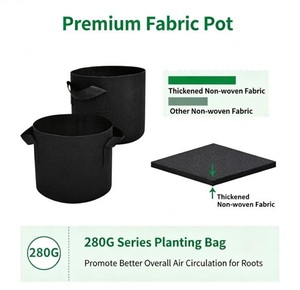 Sacs de culture en tissu pour plantes de pommes de terre, grande capacité, robustes, avec ourlets renforcés pour la plantation de légumes en jardin domestique - Product Image 4