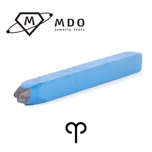 Outils de sculpture pour bijoux à bricoler soi-même 12 timbres de caractères en acier constellatoire poinçons d'estampage en métal pour la fabrication de bijoux - Product Image 6