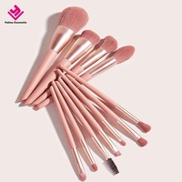 Maange — ensemble de brosses et de sacs de maquillage professionnels, logo personnalisé, ombres de cosmétique, 11 pièces