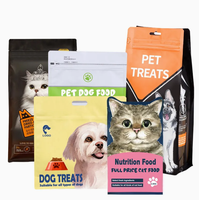 Sacs d'emballage personnalisés en CPP avec fermeture éclair pour aliments pour animaux de compagnie de qualité alimentaire, 3 kg, 5 kg, 15 kg, 25 kg, pour chiens et chats