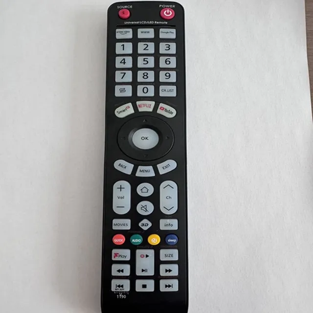 Universal Remote Control V-1190 All-Purpose LG TV Remote Control Smart LCD Infrared TV Remotes for Home Use Factory Sales