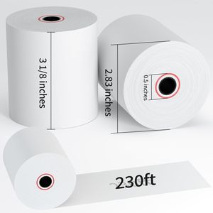 Rotoli di Carta Termica Senza BPA 80mm X 70m, Carta Termica Bianca Premium per Stampanti POS - Product Image 3
