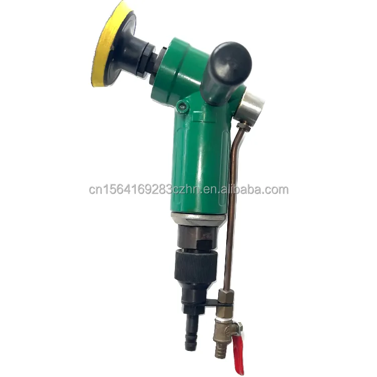 100MM Handheld Pneumatic Air Wet Polisher for Marble Granite Stone Air Water Sander