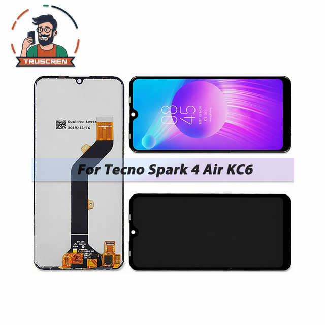 Mobile Lcd Screens for TECNO SPARK 4 AIR/TECNO KC6/KC1J/KC1H Phone Touch Screen Lcd Display