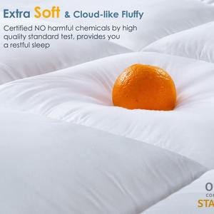 <span class=keywords><strong>Simmons</strong></span>-Alfombrilla plegable acolchada y gruesa personalizada, protector de colchón de punto antiácaros y antipolvo de 900GSM, cómodas almohadillas químicas - Product Image 3