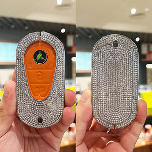 Housse de porte-clé<span class=keywords><strong>s</strong></span> pour Mercedes Benz porte-clé<span class=keywords><strong>s</strong></span> housse avec porte-clé<span class=keywords><strong>s</strong></span> diamant coque de clé de voiture - Product Image 4