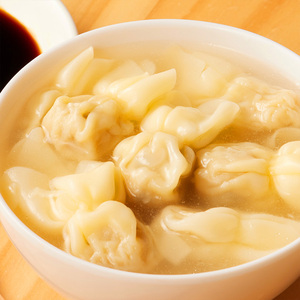 Guangzhou ristorante Cantonese tradizionale funghi e maiale istante wonton congelati in borsa per i bambini - Product Image 2