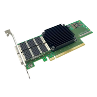 Tarjeta de Red Connect X-6 100GbE de Doble Puerto QSFP56 PCIe 4.0 X16 MCX653106A-EFAT, Adaptador InfiniBand/Ethernet