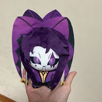 Peluche de cirque à thème dessin animé, porte-clés Pierrot et Arlequin de 10 cm, artisanat imprimé, personnalisation de cadeaux de fêtes
