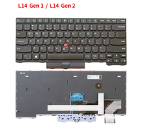 Claviers d'ordinateur portable UK US pour Thinkpad L14 Gen1 Gen2 Gen3 Gen4 Clavier interne L14 T14 P14s T14s avec rétroéclairage