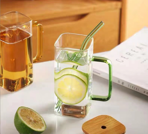 Taza <span class=keywords><strong>de</strong></span> vidrio <span class=keywords><strong>de</strong></span> alta calidad para el hogar <span class=keywords><strong>con</strong></span> pajitas <span class=keywords><strong>con</strong></span> asas, tazas <span class=keywords><strong>de</strong></span> vidrio cuadradas, tazas <span class=keywords><strong>de</strong></span> agua para mujeres, EN STOCK <span class=keywords><strong>AHORA</strong></span> - Product Image 5