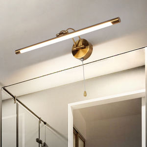 Éclairage de salle de bain, lampe LED pour miroir, simule la lumière du jour, lumières de maquillage, décoration murale moderne, lumière linéaire de galerie, lampes murales - Product Image 2