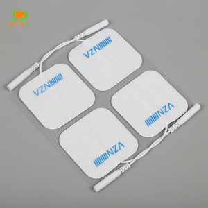 Ems caoutchouc dizaines PIN 5x5cm électrodes tampons électrostimulation tampons dizaines Mini Gel <span class=keywords><strong>Patch</strong></span> adhésif soulagement de la douleur Massage électro Pad - Product Image 6