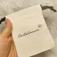 Precio barato de fábrica, logotipo impreso, personalizado, respetuoso con el medio ambiente, algodón, cordón, polvo, bolsa de joyería para regalo