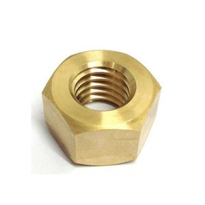 น็อตทองเหลืองทนทานต่ออุตสาหกรรมรูปทรงหกเหลี่ยมทนทานต่อการเกิดสนิมชุบนิกเกิลยาวนานสำหรับใช้ในการก่อสร้างและเครื่องจักร - Product Image 6