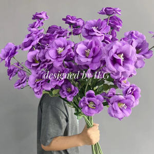 IFG Floral Shop Suministros Jardín de Monet Arreglos de seda botánicos tropicales Flores de imitación para boda - Product Image 4