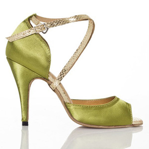 Chaussures de <span class=keywords><strong>danse</strong></span> à talons hauts, stilettos, salsa, latin, jazz, ballroom, tango, <span class=keywords><strong>bachata</strong></span>, sandales de <span class=keywords><strong>danse</strong></span>, dessus en satin, semelle en daim pour la performance - Product Image 3