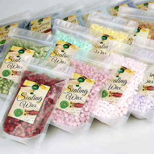 Pastilles de cire à cacheter octogonales colorées 500g 147 couleurs, assortiment en vrac de couleurs nacrées, vente en gros pour cadeaux - Product Image 4