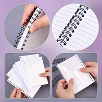 Fournitures de bureau en gros, carnet à spirales A6, 60 feuilles, supports vierges pour sublimation, journal de poche