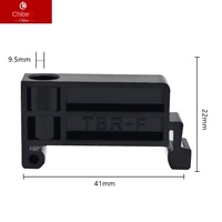 Connecteur de raccordement électrique TBR-F 10A 20A pour rail DIN, bornier de connexion sur rail, connecteur de positionnement pour fiche de rail, utilisation pour câblage électrique