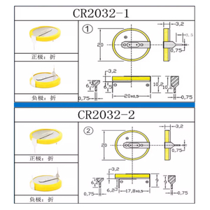 CR2032แบตเตอรี่ลิเธียม3V เหมาะสำหรับ SNES, N64, <span class=keywords><strong>Super</strong></span> <span class=keywords><strong>Mario</strong></span> RPG แบตเตอรี่สำรองสำหรับเกมที่มีหมุดบัดกรี - Product Image 2
