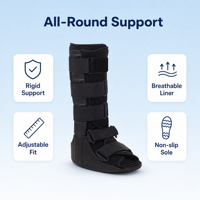 Attelle de cheville pour pied tombant, support sécurisé, en Spandex et Nylon, pour rééducation adulte et prévention du valgus