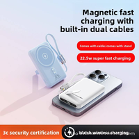 Nouveau support de charge magnétique sans fil en PVC pour mini chargeur rapide 20000mAh 22.5W, batterie externe, vente en gros transfrontalière