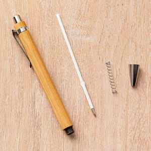 Eco-friendly Bamboo Ballpoint <b>Pen</b> Luxury Rollerball <b>Pen</b> with Customizable logo Gel <b>Pens</b> Suitable for Corporate Culture Promotion - Product Image 5