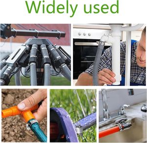 Mỹ loại thép có thể điều chỉnh kẽm mạ Worm Gear Hose kẹp inch & Metric Hệ thống đo lường cho ban nhạc nước & ống - Product Image 5