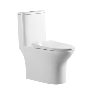 Luxury Toilets Ceramics <strong>White</strong> Wc One Piece Sanitary Ware Toilet Set Seat Bowl for Hotel <strong>Bathroom</strong> - Product Image 4