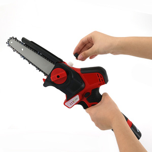 Scie à chaîne professionnelle de découpeuse de batterie électrique portative sans fil de 6 pouces pour la Tension réglable d'arbres - Product Image 4