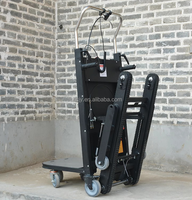 Chariot à main électrique pour monter les escaliers, chariot à main pliable robuste, chariot de transport avec 4 roues, batterie