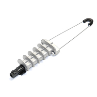 Câble à fibres optiques 14-17 mm FO-PAL2000, pince de tension en alliage d'aluminium, type cale isolée FTTH pour communication rapide