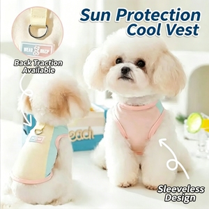 Chaleco Refrigerante de Lujo para Perros, Transpirable, Ecológico, con Protección Solar para Perros Pequeños, Poliéster Duradero con Diseño Moderno - Product Image 1