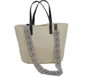 2022 nuova Idea all'ingrosso sacchetto di carta ragazza signore semplice borsa da donna tote bags Summer Beach Bag