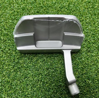 Tête de putter de golf personnalisée OEM avec logo, entièrement usinée CNC, en acier inoxydable sur mesure, avec shaft et grip