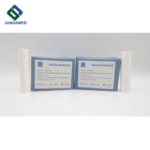 ผ้าพันแผลผ้าพันแผลที่มีความยืดหยุ่นสูงระบายอากาศได้ดีม้วนผ้าตาข่ายปลอดเชื้อทางการแพทย์ขอบตัดด้วย CE & ISO - Product Image 2