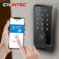 Teclado de Control de Acceso NFC Independiente CT9E IP65 Resistente al Agua de 13.56MHz con Doble Relé para Uso en Exteriores
