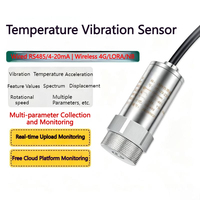 Capteur de température à vibration haute fréquence RS485, capteur MEMS industriel pour la surveillance des roulements et des machines