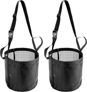 Muestra gratuita: Bolsa para alimento de caballos con correa para cubo, hecha de malla de nailon resistente y telas Oxford 1680D, diseño antiderrames - Product Image 6