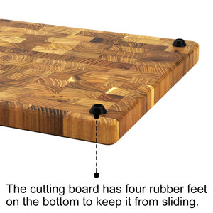 <span class=keywords><strong>Planche</strong></span> à découper en bois de <span class=keywords><strong>teck</strong></span> à grain transversal SmartBuy pour la cuisine - Product Image 6