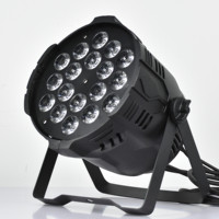 Projecteur PAR LED RGBW 18x10W Haute Luminosité 200W DMX512 pour Scène Intérieure, DJ, Discothèque, Mariage, Fête - RGBWA 5-en-1 Personnalisable