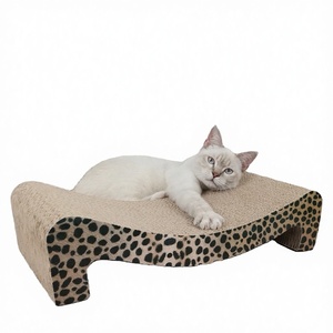 Rascador para Gatos en Forma de M, Económico, al por Mayor, con Material de Lana y Embalaje de Cartón para Uso en Interiores - Product Image 3