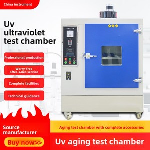 Chambre de vieillissement <span class=keywords><strong>UV</strong></span> de bureau QUV haute précision avec pulvérisation de condensation, contrôle de la température et de l'humidité 220V - Product Image 5