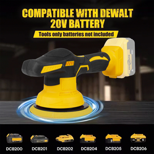 Battery-Powered Palm Set 6-Speed Variable 20V 20 Sanding Sheets Removable Dust Bag Included for <b>Woodworking</b> Sanding - Product Image 1